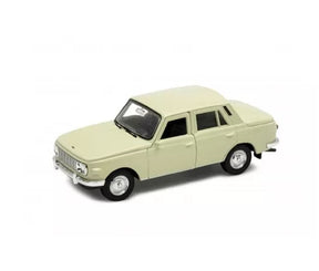 Welly Die Cast Pull Back Wartburg 353 Crema 43793Cw
