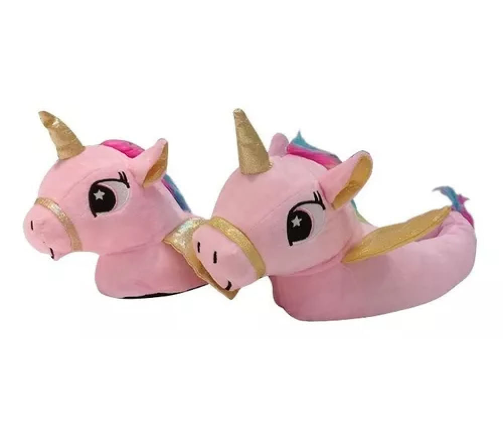Pantufla Unicornio con alas 28 cm L 1521L