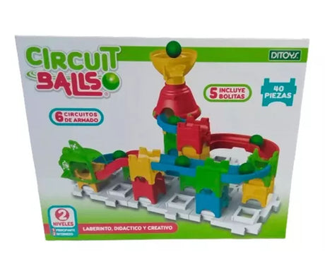 Circuit Balls Laberinto de dos niveles con lanzador 2715