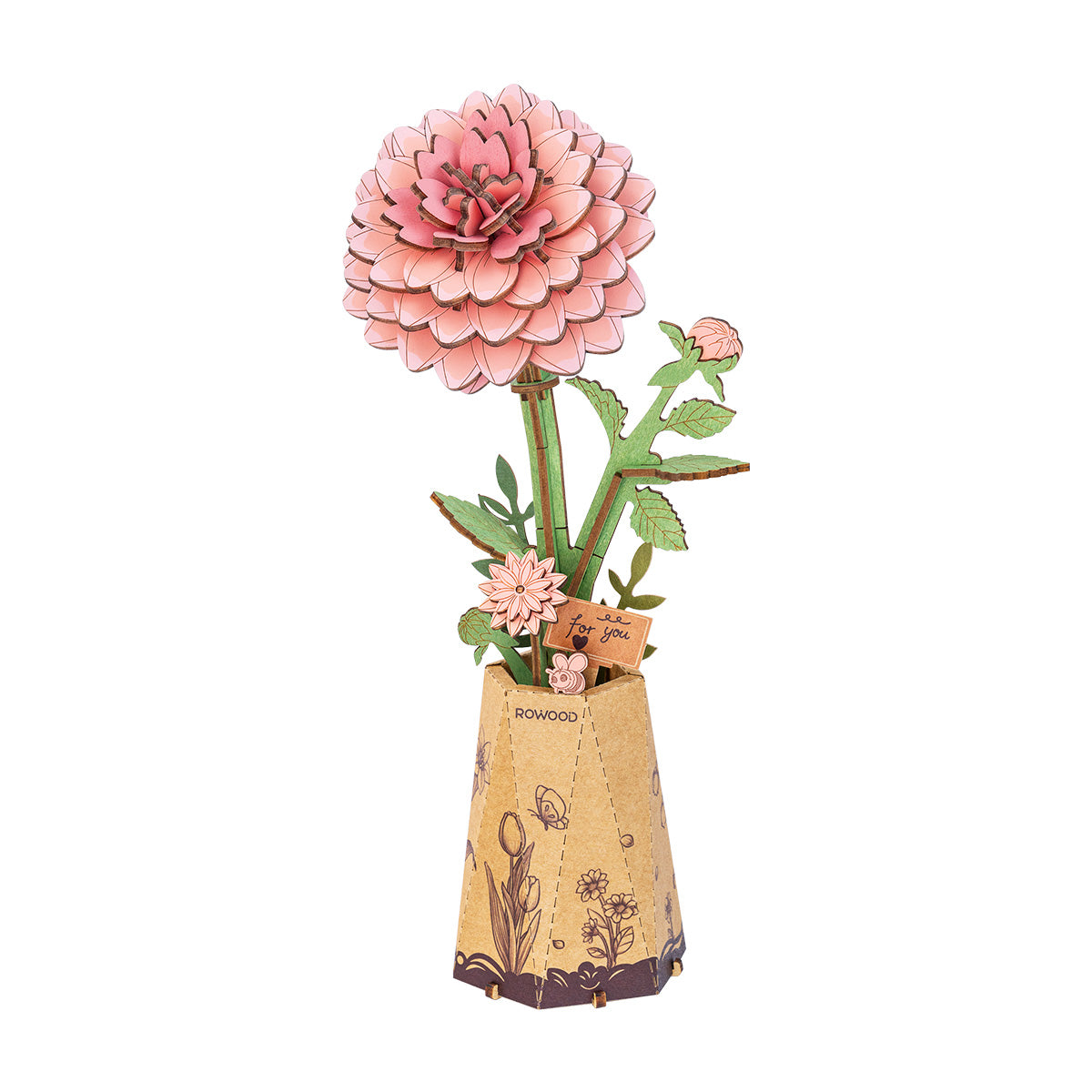 Rowood Pink Dahlia TW131 - vista frontal