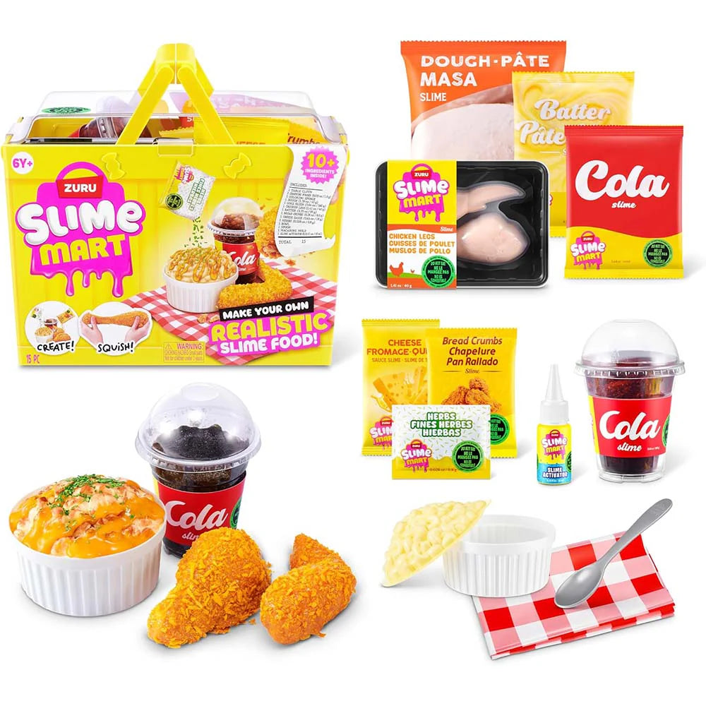 Slime Mart Canasto De Compra Crea Tu Comida 6096