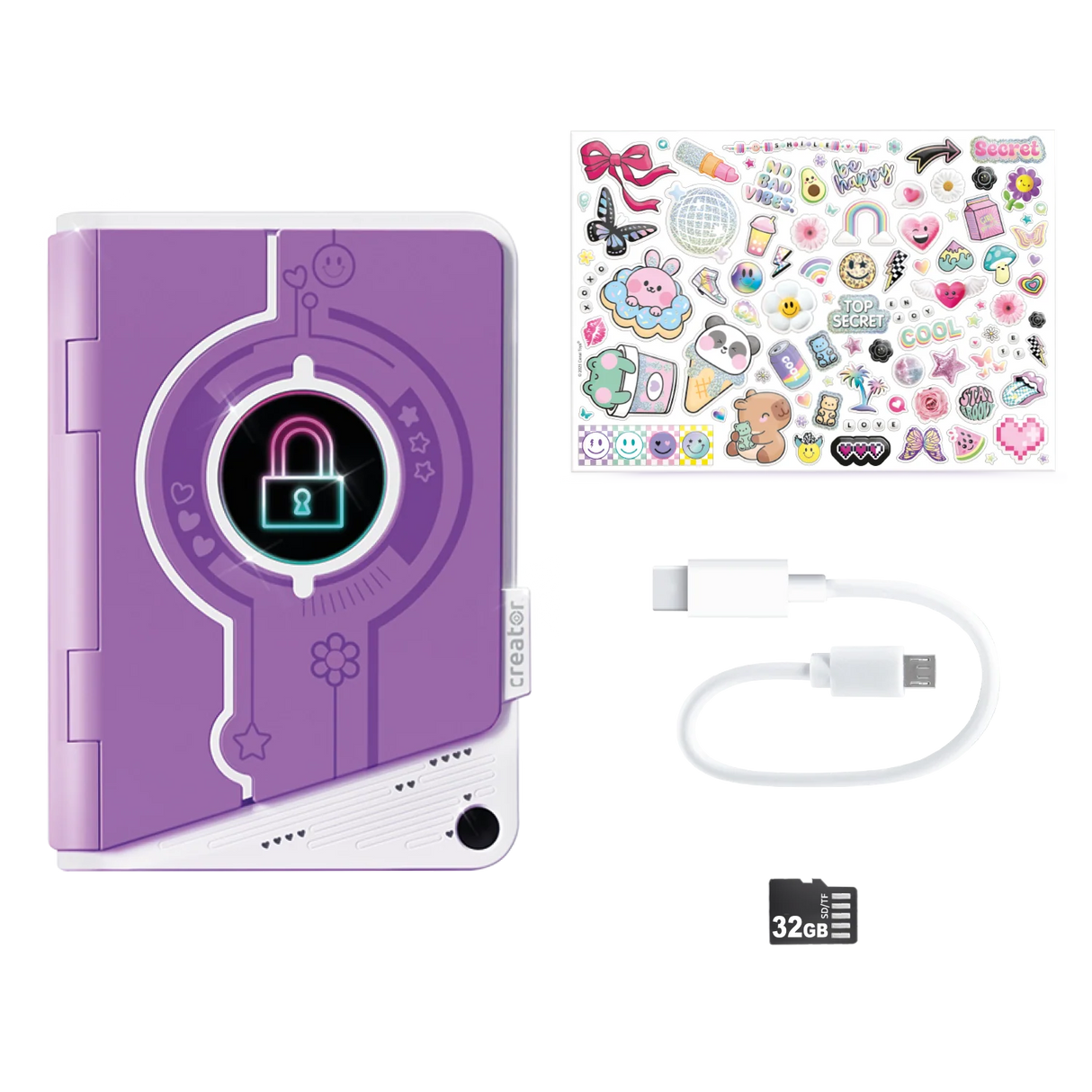 Secret Creator Diario De Video Secreto Camara Y Huella Nf043