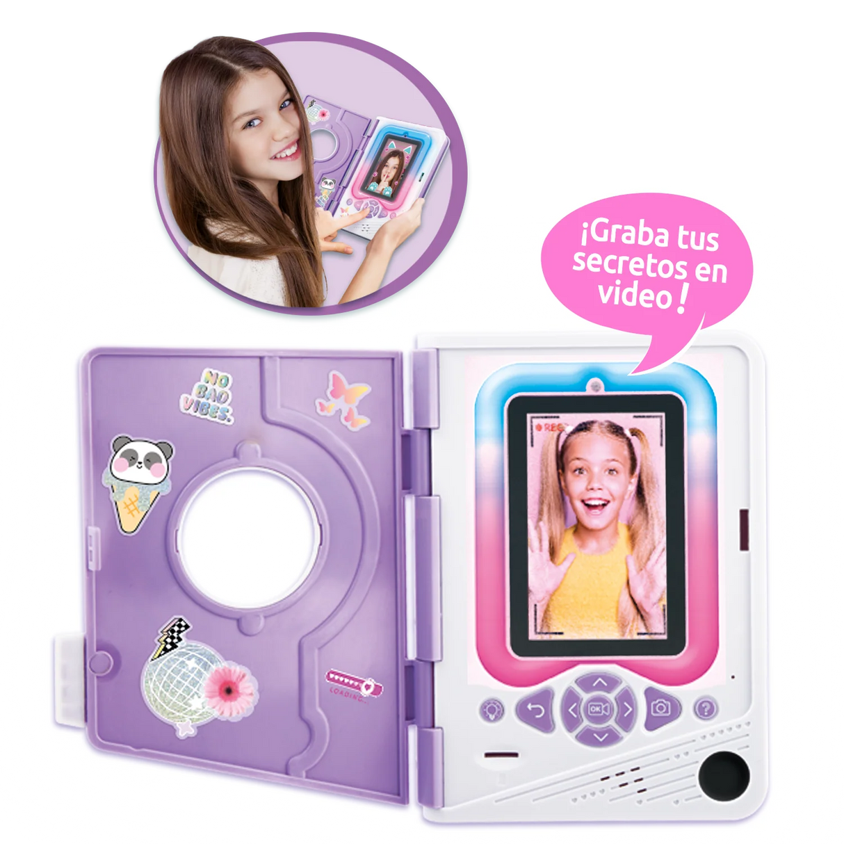 Secret Creator Diario De Video Secreto Camara Y Huella Nf043
