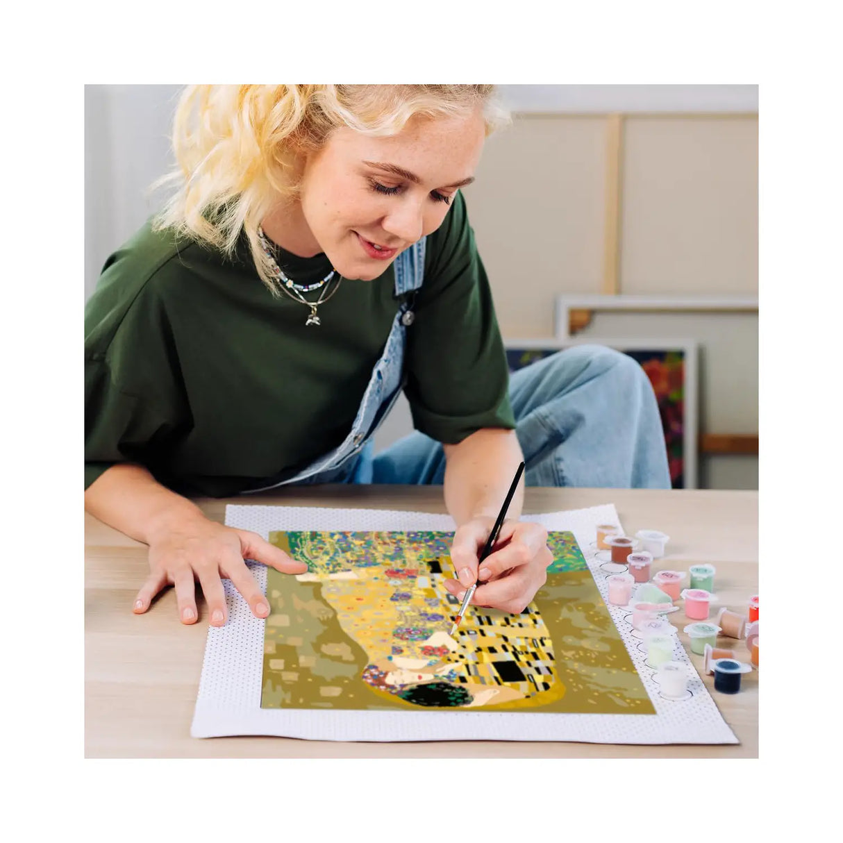 Ravensburger CreArt Klimt The Kiss 23916 - detalle 2