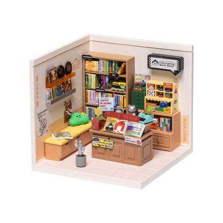 Rolife Fascinating Book Store DW004 - vista explosionada