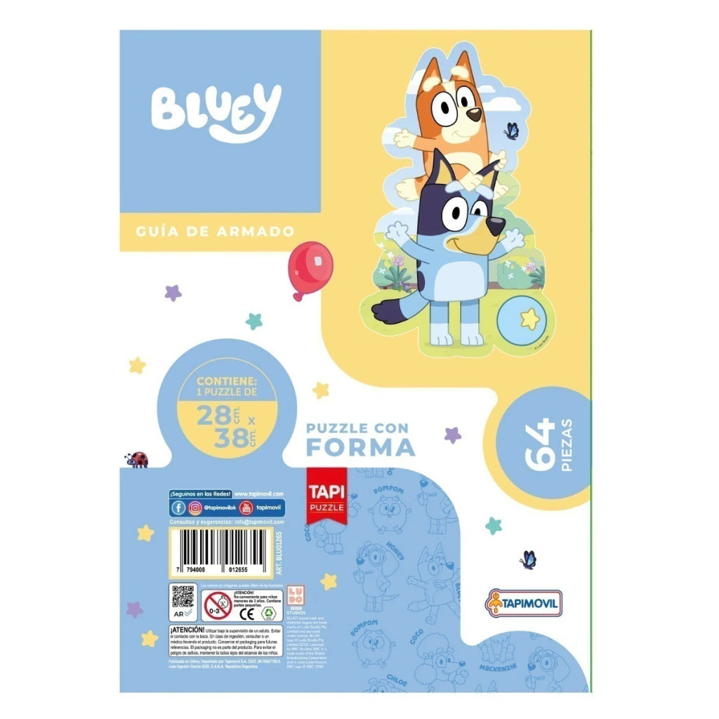 Puzzle Con Forma 64 Pzas BLU01265