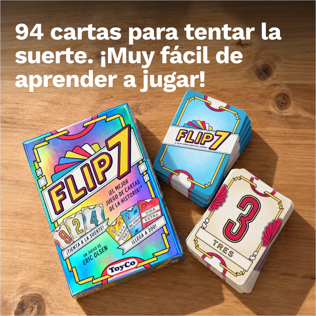 Juego De Cartas Flip 7 Toyco