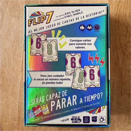 Juego De Cartas Flip 7 Toyco