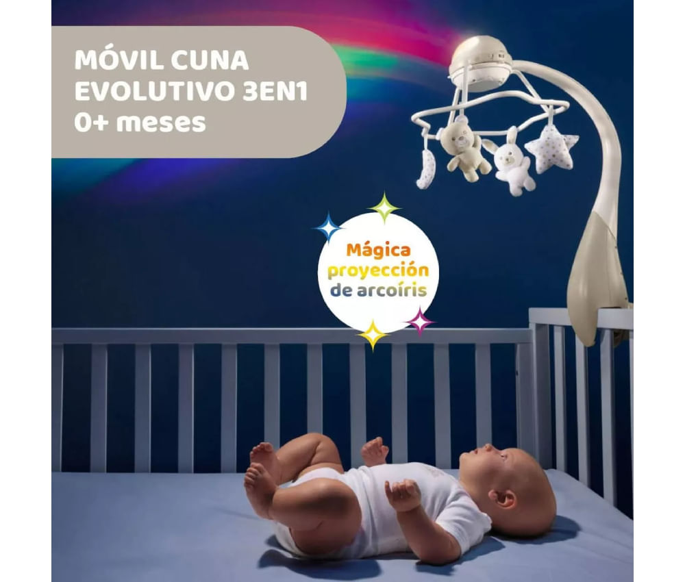 Chicco First Dreams Rainbow cot mobile beige 0M+ 00011041000000
