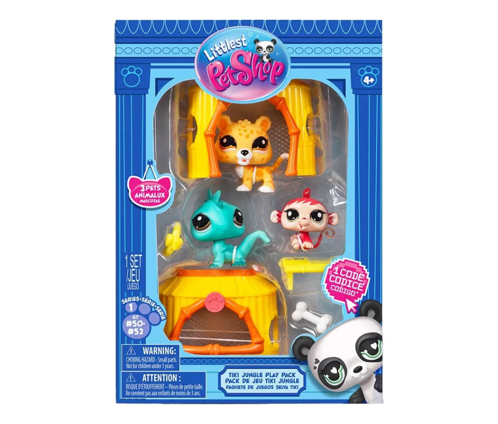 New Littlest Pet Shop Set de 03 mini mascotas 00515