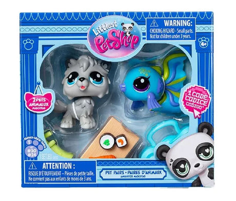 New Littlest Pet Shop Set de 02 mini mascotas 00525