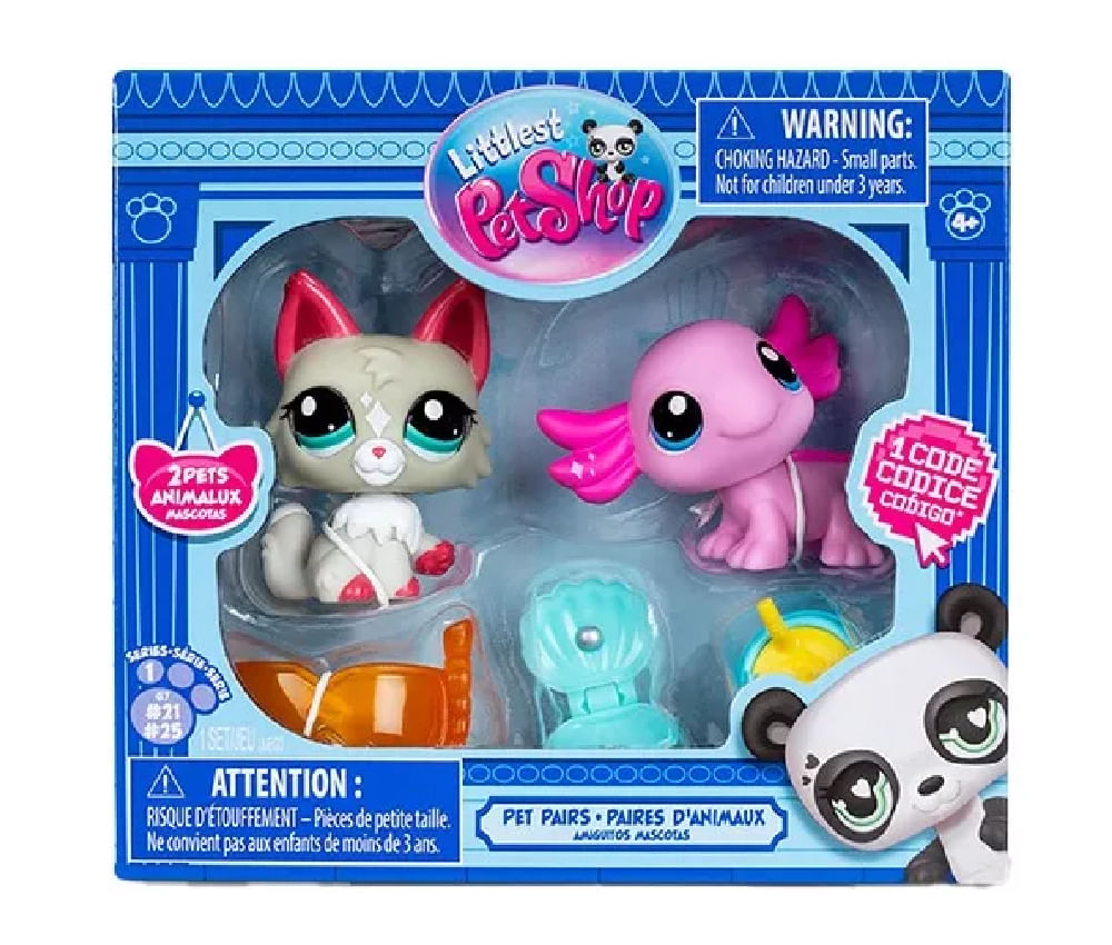 New Littlest Pet Shop Set de 02 mini mascotas 00525