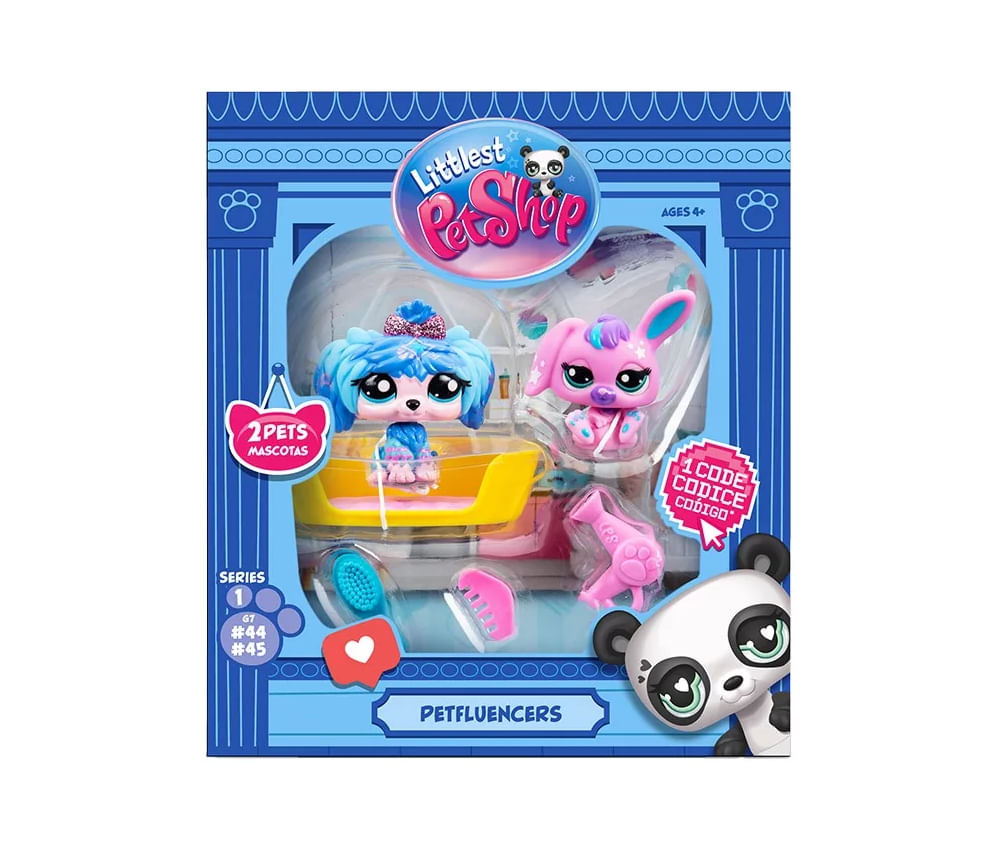 New Littlest Pet Shop Set de 02 mini mascotas 00560