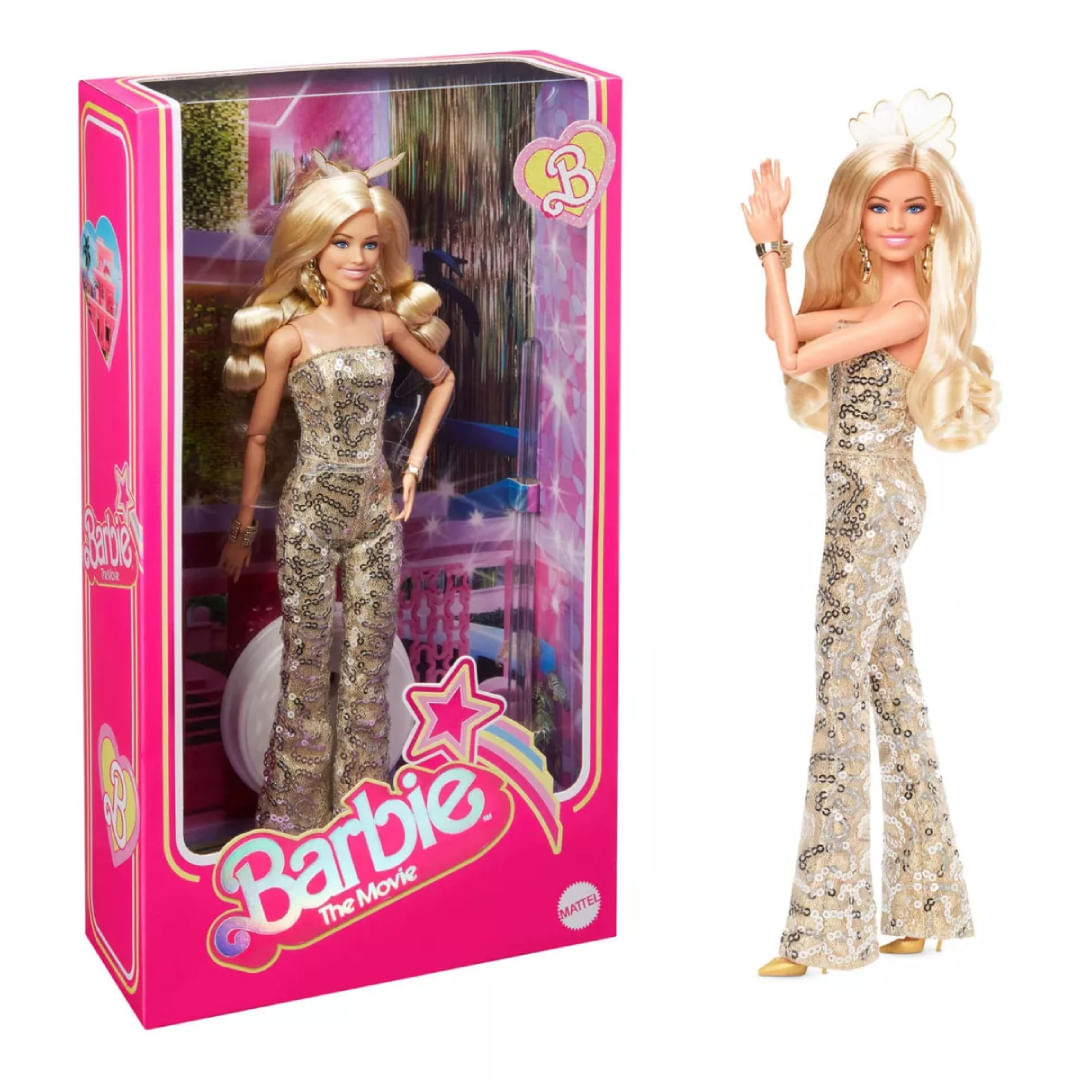Barbie The Movie Muñeca Look Gold Disco HPJ99