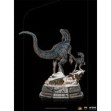 IRON STUDIOS BLUE AND BETA DELUXE - JURASSIC WORLD:  DOMINION - ART SCALE 1/10 UNIVJP69722-10