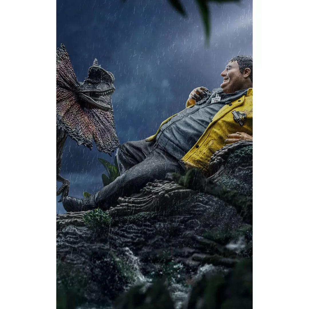 IRON STUDIOS DENNIS NEDRY DELUXE - JURASSIC PARK - ART SCALE 1/10 UNIVJP69222-10