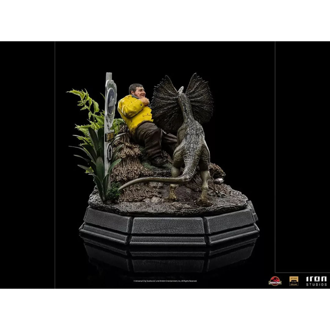 IRON STUDIOS DENNIS NEDRY DELUXE - JURASSIC PARK - ART SCALE 1/10 UNIVJP69222-10