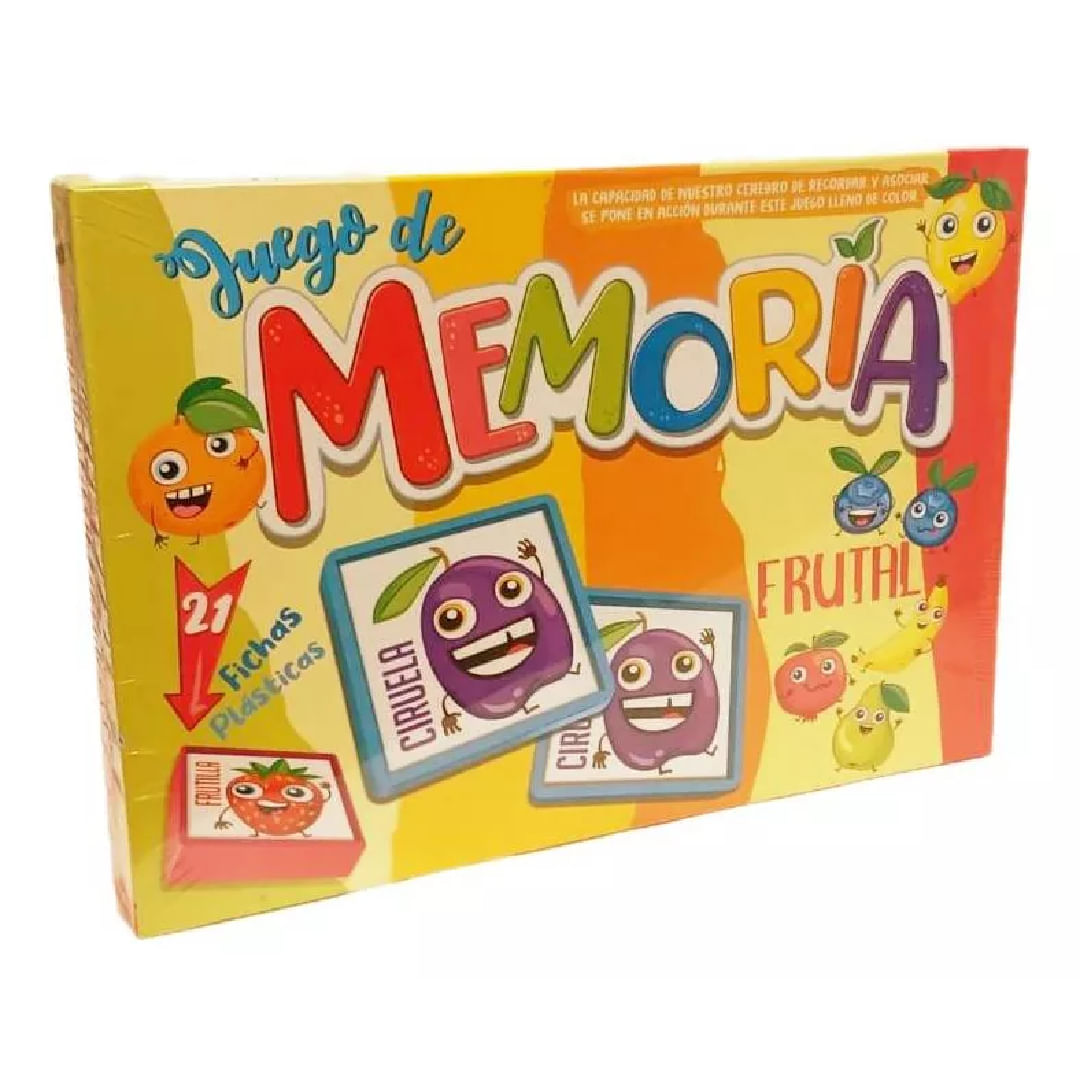 Implas Juego de la memoria con frutas 033