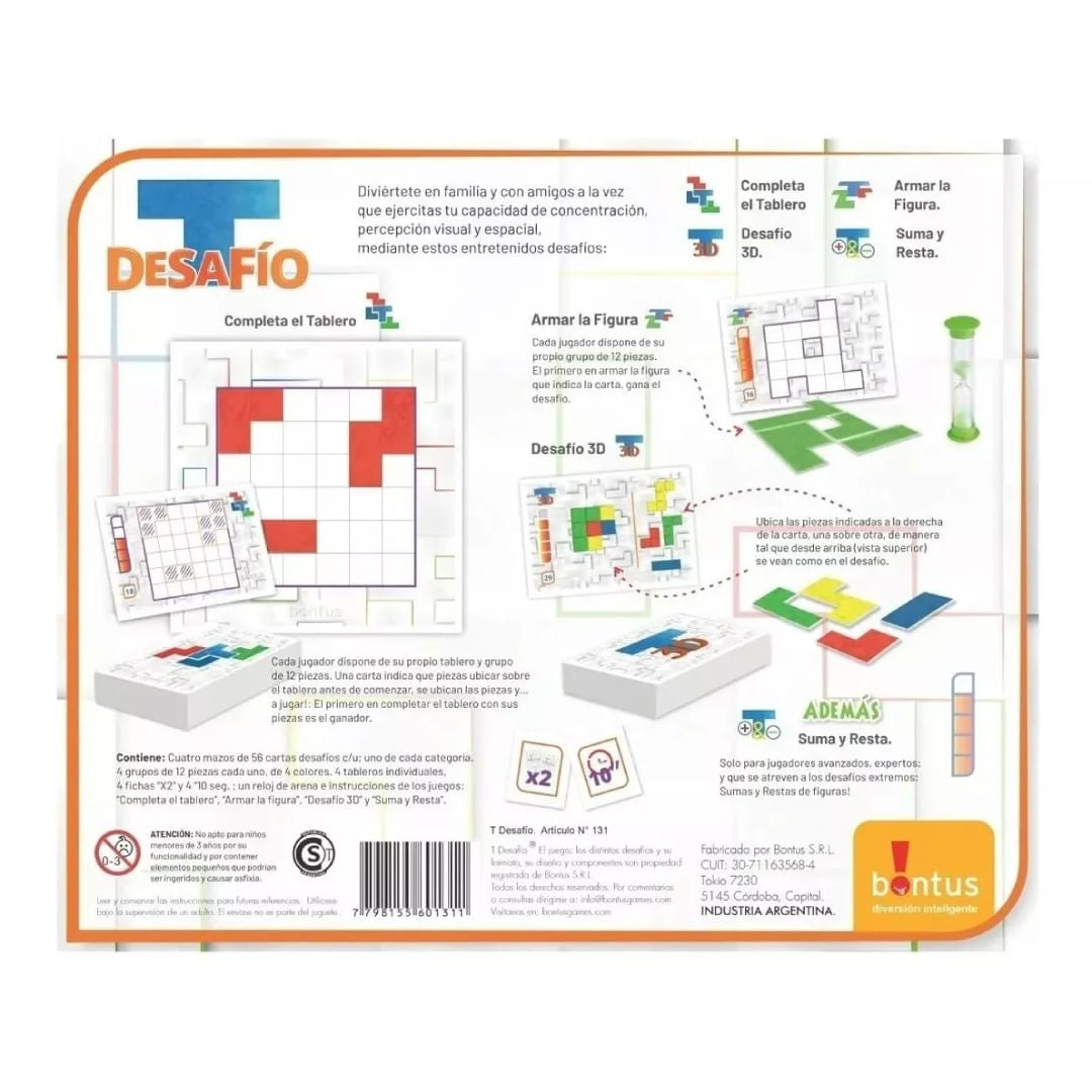 Te desafio Juego de mesa 131