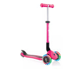 Globber Monopatin Junior plegable Lights Neon Pink 437-110