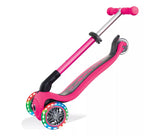 Globber Monopatin Junior plegable Lights Neon Pink 437-110