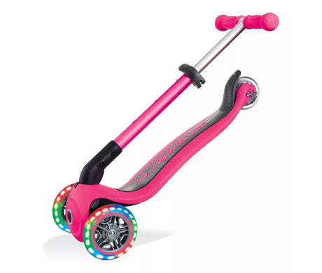 Globber Monopatin Junior plegable Lights Neon Pink 437-110
