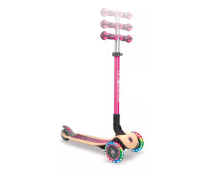 Globber Monopatin Primo plegable Wood Lights Pink 436-110