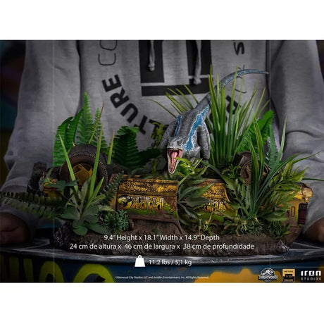 IRON STUDIOS BLUE - JURASSIC WORLD FALLEN KINGDOM DELUXE - BDS ART SCALE 1/10 UNIVJP63922-10