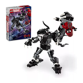 Lego Marvel Venom Mech Armor vs. Miles Morales 76276