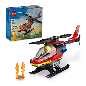 Lego City Fire Rescue Helicopter 60411