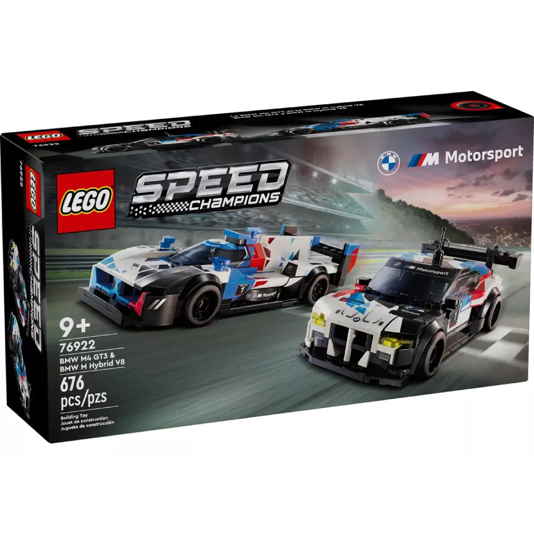 Lego Speed BMW M4 GT3 & BMW M Hybrid V8 Race Cars 76922