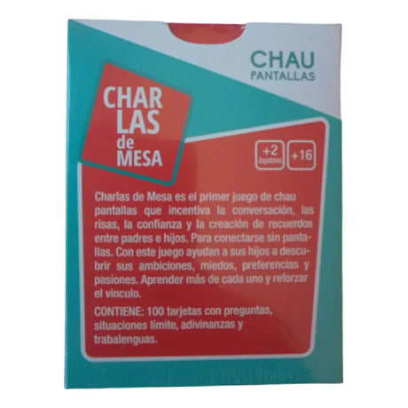 Charlas de mesa, para jugar en familia y conectarse sin pantallas 24020