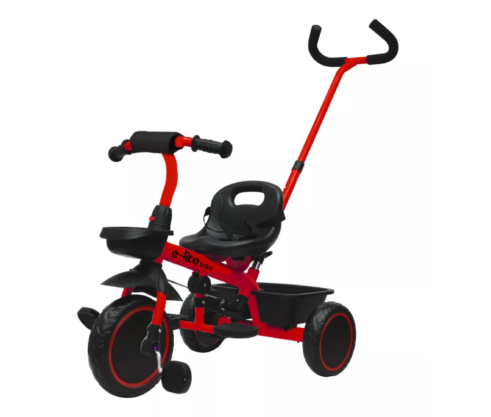 Triciclo con Manija JY-T03 Rojo