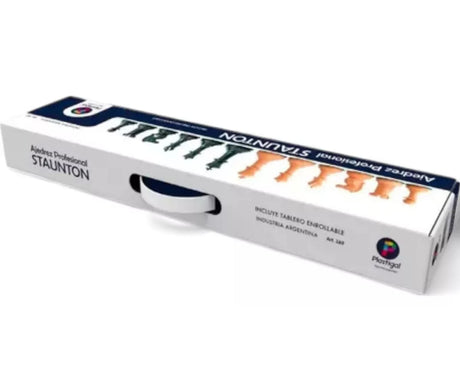 Ajedrez Profesional Staunton Est Carry On con tablero vinilico 165
