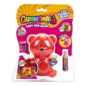 GUMMYMALS MASCOTA INTERACTIVA OSO ROJO GUM001-R