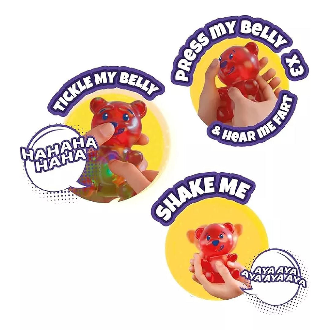 GUMMYMALS MASCOTA INTERACTIVA OSO ROJO GUM001-R