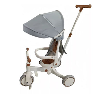 Triciclo con Capota JY-T11B Blanco