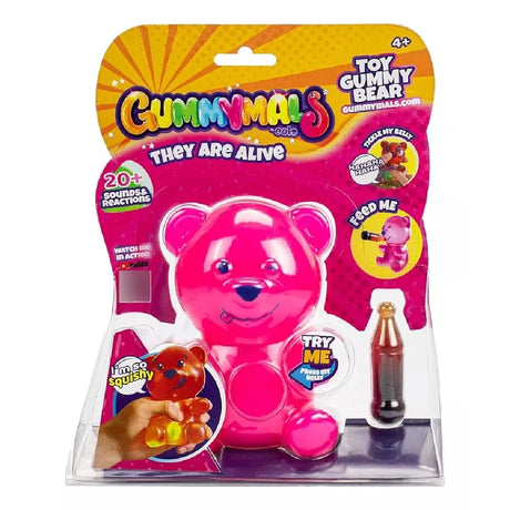 GUMMYMALS MASCOTA INTERACTIVA OSO ROSA GUM001-P