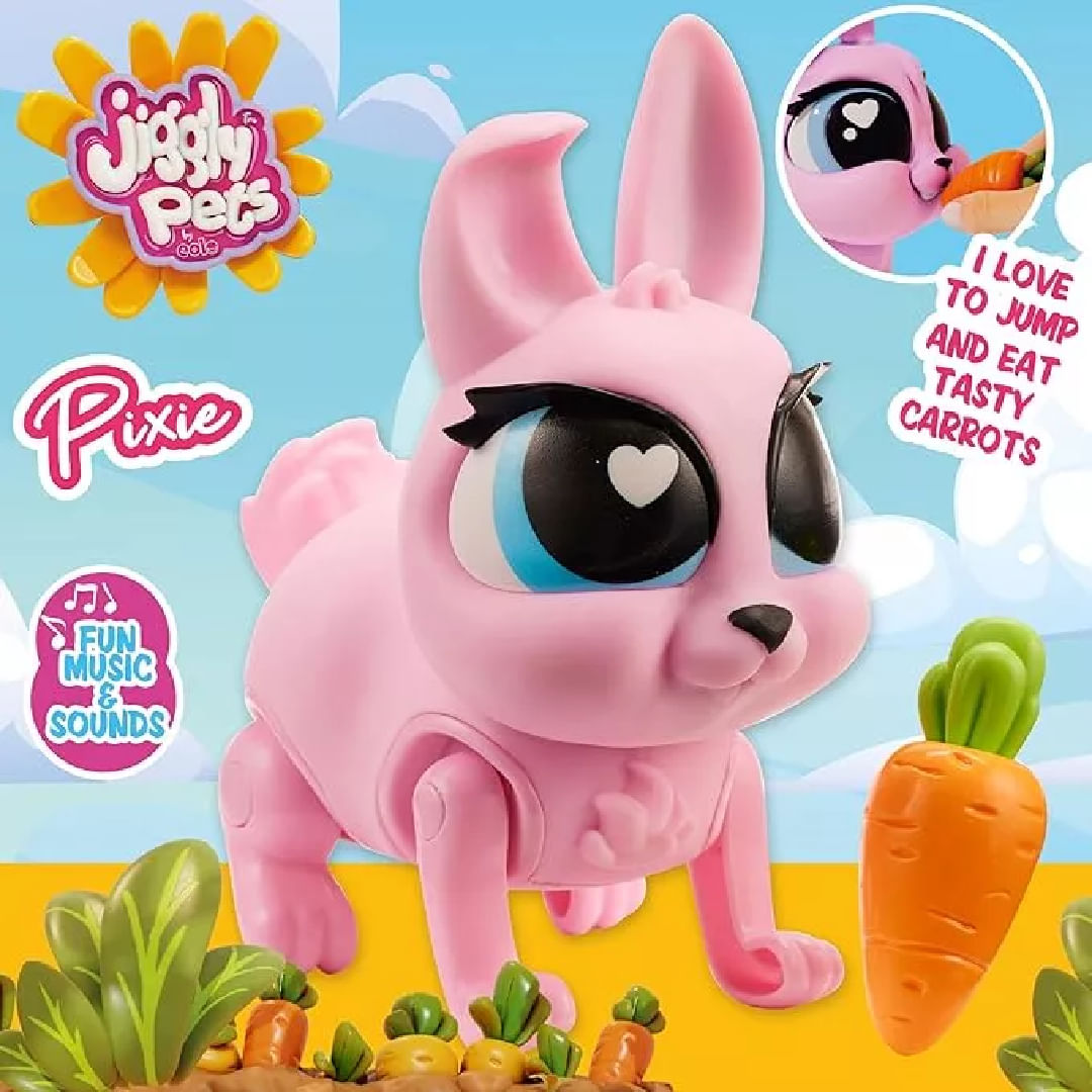 JIGGLY PETS MASCOTA INTERACTIVA CONEJO JP014