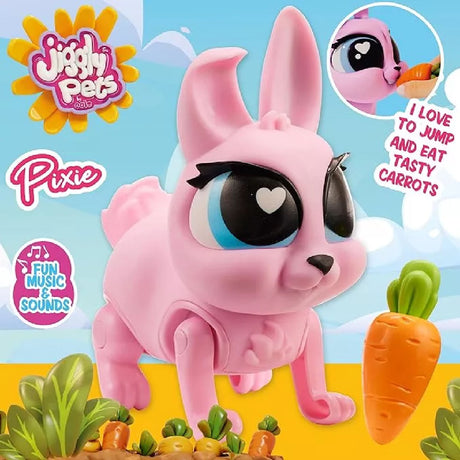 JIGGLY PETS MASCOTA INTERACTIVA CONEJO JP014