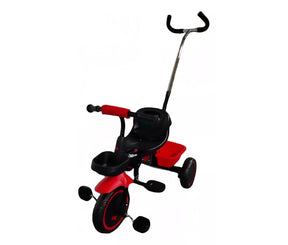Triciclo con Manija JY-T03 Negro Y Rojo