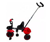 Triciclo con Manija JY-T03 Negro Y Rojo