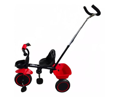 Triciclo con Manija JY-T03 Negro Y Rojo