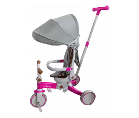 Triciclo con Capota JY-T11B Rosa