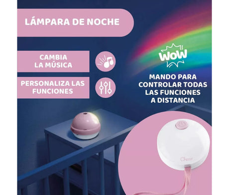 Chicco First Dreams Rainbow cot mobile rosa 0M+ 00011041100000