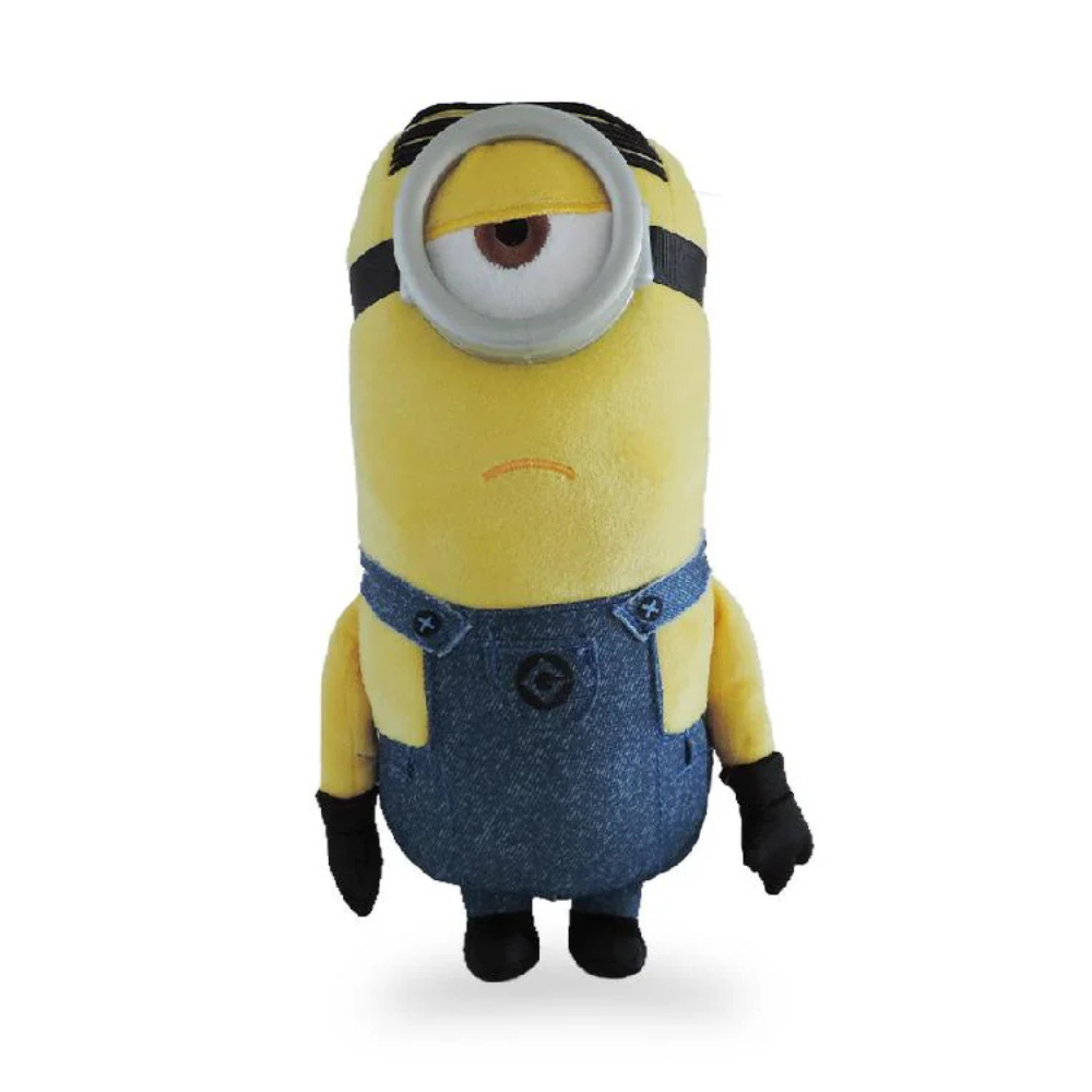 Peluche Minion Dick Lentes De Plastico 22cm Mn091