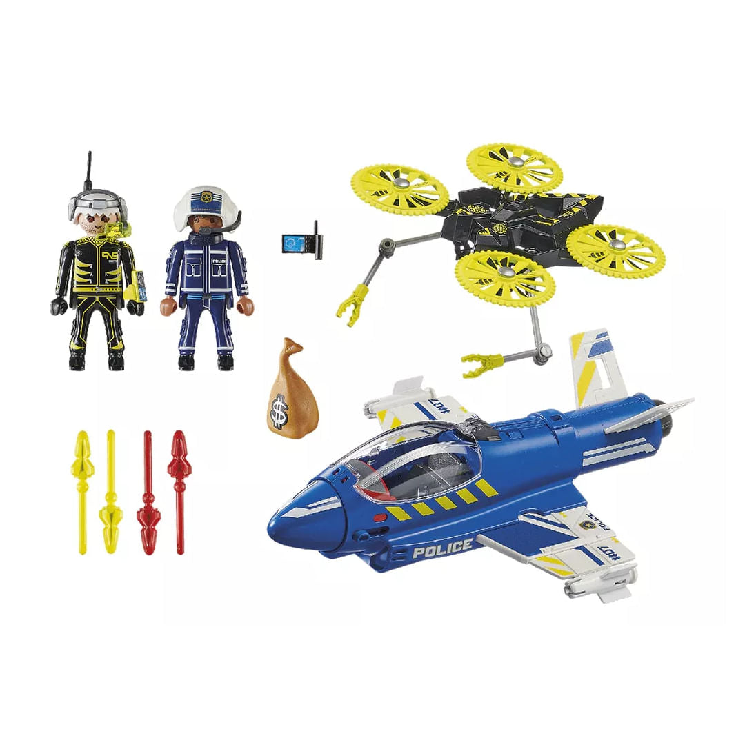 Playmobil Avion Policial En Persecucion 70780