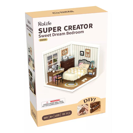 Robotime Puzzle 3d Dormitorio Dulces Sueños Dw009 Rolife
