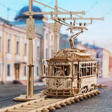 Robotime Puzzle 3d Tranvia Urbano Clasico Lk801 Rokr