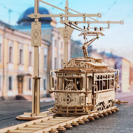 Robotime Puzzle 3d Tranvia Urbano Clasico Lk801 Rokr